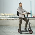 thumbnail image 3 of Electric Scooters for Adults, Front Suspension, 23 Miles & 22 MPH Max, 550W Motor, Built-in Side Lights, 3 of 8