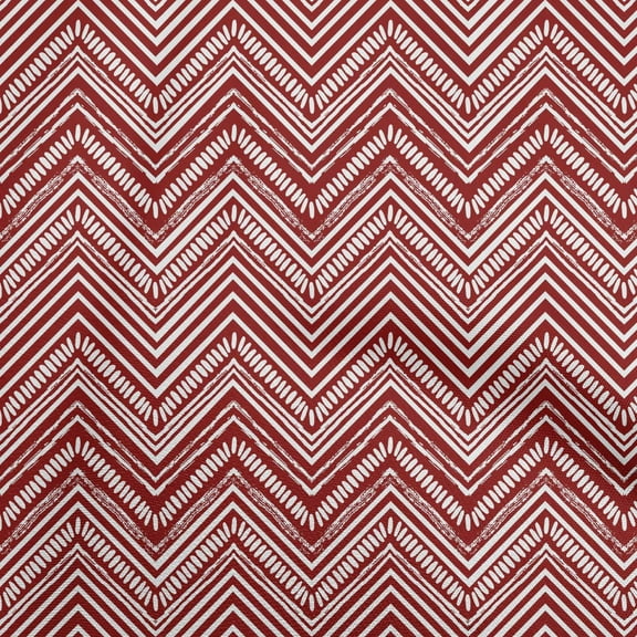 oneOone Polyester Spandex Red Fabric African Fabric For Sewing Printed Craft Fabric By The Yard 56 Inch Wide