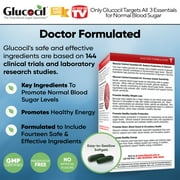 Glucocil 30-Day Supply 120CT – Premium Blood Sugar Support – 2+ Million Sold – Since 2008