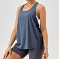 thumbnail image 6 of Workout Tank Tops Woman Lightweight Breathable Loose Fit Scoop Neck Racerback Sleeveless Shirt Athletic Yoga Gym Tanks, 6 of 7