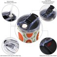 thumbnail image 5 of Red Tomatoes Leaf Pattern 40oz Tumbler with Straw And Lid Insulated Stainless Steel Travel Tumbler Coffee Cup Mug Water Bottle with Handle, Fits in Car Cup Holder, 5 of 6