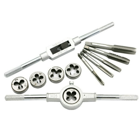 

Long handle Tap Dies set 12PCS Tap Die Set Hardware Tool Hand Tap Wrench Die Twister Metric Tap Set