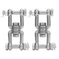 thumbnail image 1 of High quality 304 swivel shackle with safety M10 (sold in pairs), 1 of 2