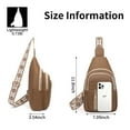 thumbnail image 2 of FALAN MULE Crossbody Bags for Women Trendy Leather Sling Chest Bag Fanny Packs for Women, 2 of 10