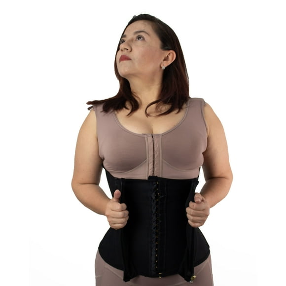 Colombian harmony Brasier de control Mágico 360 Cobertura Alrededor Del Pecho y Soporte de Espalda Alta para una Postura Adecuada 3 Líneas de Ganchos 100% Producto Colombiano