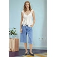 thumbnail image 5 of Women Sexy- Summer - Tops Lace Ruffle Layered Babydoll Crop Y2k Going Out Party Streetwear White L, 5 of 6