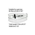 thumbnail image 3 of INSPIRE CHIC Women's Grommet Clear Plus Size Waist Belts forJeans Dresses, 3 of 4