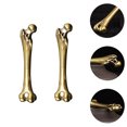 thumbnail image 3 of 2pcs Decorative Small Bone Pendant Brass Bone Hanging Decor Keychain Pendant, 3 of 7