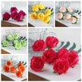 thumbnail image 6 of 20/50pcs DIY Craft Floral Beautiful Artificial Rose Flower Heads Wedding Decoration Fake Bouquet YELLOW 20PCS, 6 of 8