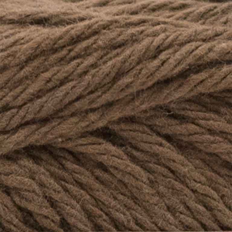 Lily Sugar'n Cream® The Original #4 Medium Cotton Yarn, Warm Brown  2.5oz/71g, 120 Yards (6 Pack) 
