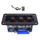 thumbnail image 3 of 3X Placa Amplificadora de Potencia Digital de 2,1 Canales + Cable de Audio AUX 2X25W + 50W BT5.0 Subwoofer Clase D Placa Amplificadora DC12-20V, 3 of 5