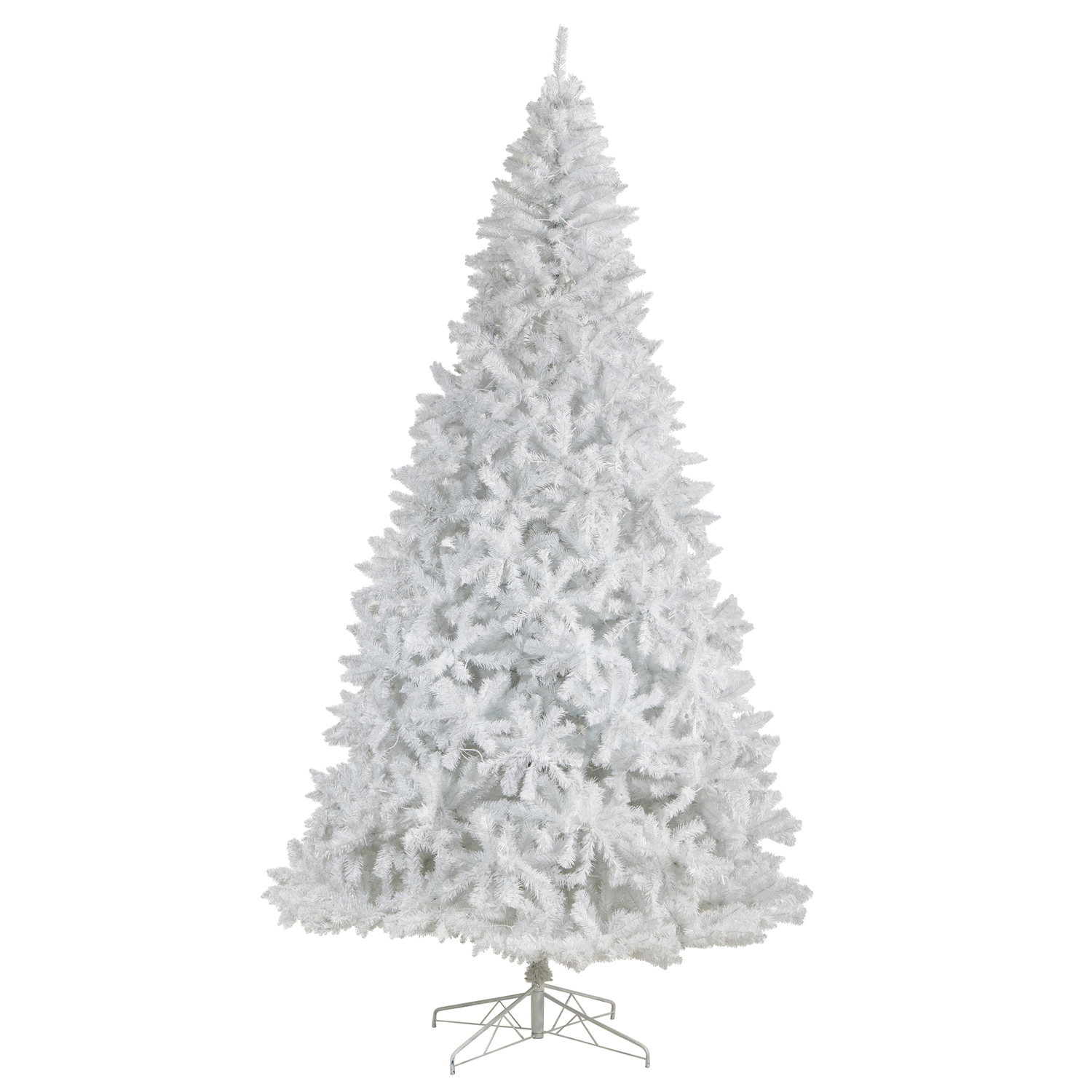 HomeStock 11Ft. Pre-lit Snowy White Christmas Tree with 2720