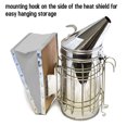 thumbnail image 2 of Enfumoir de Ruche avec Pare-Chaleur Base en Acier Inoxydable Perforée Équipement d'Apiculture, 2 of 7