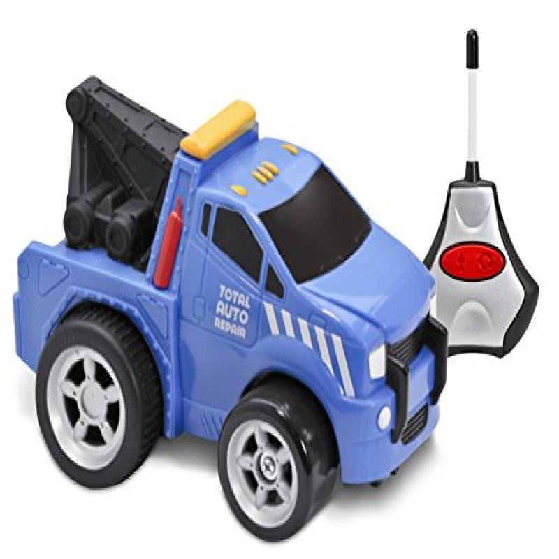 Kid Galaxy 10908 Soft and Squeezable Radio Control Tow Truck 