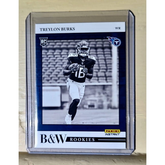 Treylon Burks 2022 Panini NFL Black White Rookies #10 Football Card 1 of 649