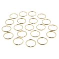 thumbnail image 4 of 20pcs Brass Keyrings Split Key Rings Jewelry Making Craft Keychain Craft Findings Round Edge 10mm, 4 of 9