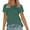 Green, variant on Women'S T-Shirts Womens Short Sleeve Round Neck Shirts Summer Saving Top Basic Tee, Navy Small