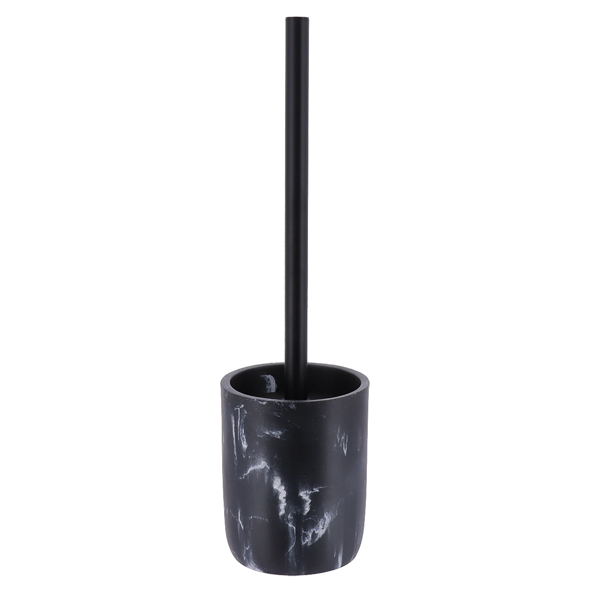 Black Marble Toilet Brush and Holder Set