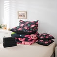 thumbnail image 6 of Homewish Cartoon Axolotl 7-Piece King Bedding Set - Pink Salamander Kawaii, 6 of 8