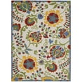 thumbnail image 2 of Nourison Aloha Indoor/Outdoor Ivory/Multi 7' x 10' Area Rug, (7x10), 2 of 10