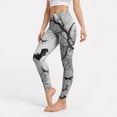thumbnail image 4 of Halloween Leggings for Women High Waisted Fall Athletic Workout Legging Soft Stretch Printed Gym Yoga Pants Plus(Grey,XL), 4 of 8