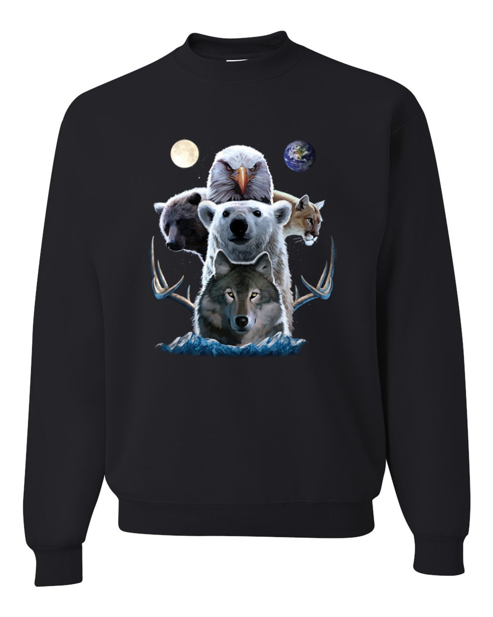 animal sweatshirt mens