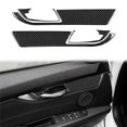 thumbnail image 4 of Para Z4 E89 2009-2016 Marco de manija de puerta interior de fibra de automóvil Panel de cubierta de moldura Decoración Adhesivo Accesorios, 4 of 5