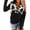 c-Black, variant on 2025 Women Sweatshirt Polyesterlong Sweat Womens Shirt Sleevecasual Women Sweatshirt Zip Hoodies for Women Polyesterlong Sleevecasual Women