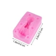 thumbnail image 3 of Pink Silicone Cake Molds for Baking Fondant DIY Food Grade Non Stick Heat Resistant 1.5 inch x 2.0 inch, 3 of 3