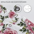 thumbnail image 6 of Vintage Floral Shower Curtain Home Decor Pink Peony Rose Shower Curtains for Bathroom Botanical Plant Green Leaves Polyester Fabric Waterproof Flower Bathroom Curtain with 12 Hooks 72"*72", 6 of 6