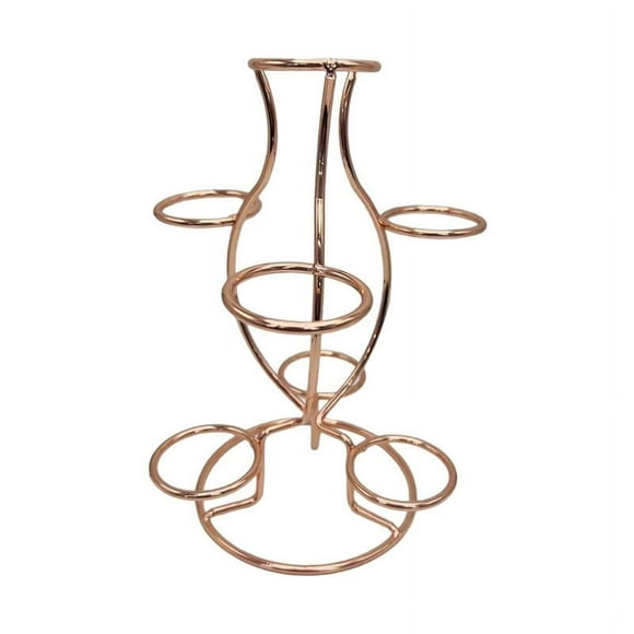 Crystal Seat Spheres Metal Holder Saving Space Multipurpose Display Stand Crystal Base for Bookcase,B