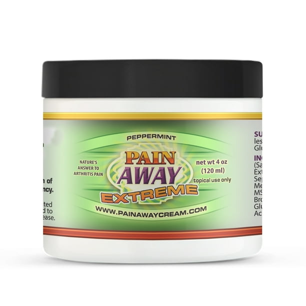Pain Away Extreme Joint Support Cream with Peppermint 4 oz MSM