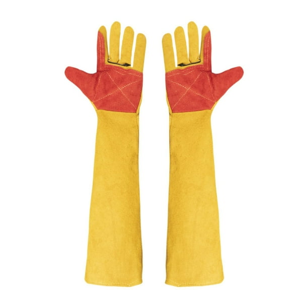 1 Par Guantes de Soldadura Resistentes Al Desgaste Versátil, Protección, Guantes de Trabajo de Durabilidad