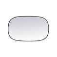 thumbnail image 6 of Elegant Decor Metal Frame Oval Mirror 30x48 Inch in Black, 6 of 12