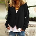 thumbnail image 5 of Yokua Womens Button Up Cardigan Knit Fabric Simple Design Long Sleeve Sweater Jacket, 5 of 8