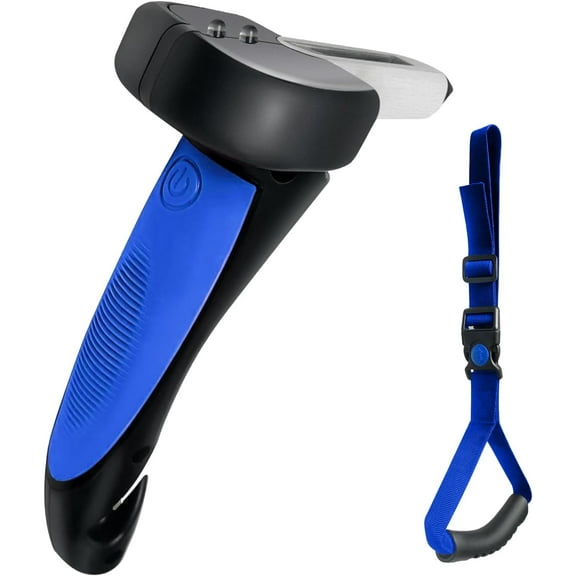 Portable Car Door Assist Handle for Elderly - 4-in-1 Auto Cane with Window Breaker, Seatbelt Cutter, and Anti-Slip Grip, 2-Pack, Supports up to 500 lbs