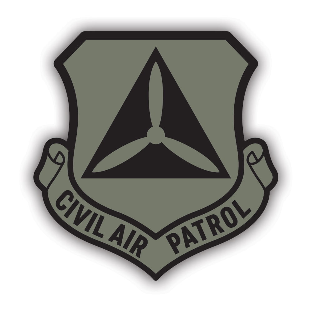 Civil Air Patrol Shield Shaped Sticker Decal - Self Adhesive Vinyl