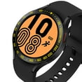 thumbnail image 3 of Anillo de reloj de metal compatible con Samsung Galaxy Watch4 44Mm, protección contra rayones Caja de metal estilo E, 3 of 6
