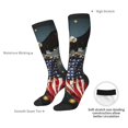 thumbnail image 4 of Logiee North American Bald Eagle1 Print Gift Stocking Stuffers,Adult Stockings,Novelty Socks,Funny Socks Birthday Running Walking Sleeping, 4 of 6