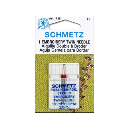 Schmetz Needle Twin Machine Embroidery Size (Best Multi Needle Embroidery Machine For Home Business)