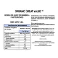 thumbnail image 2 of Bebida Great Value jugo de manzana 1.89 l, 2 of 2