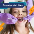 thumbnail image 4 of Guantes descartables Ambiderm Plus color violeta talle M de látex con polvo x 100 unidades, 4 of 8