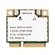 thumbnail image 1 of -AX1800H WiFi6 MT7921 MINI PCI-E 2.4G/5G 574Mbps/1200Mbps Tarjeta de red inalámbrica interna de doble banda Gigabit BT5.2, 1 of 8