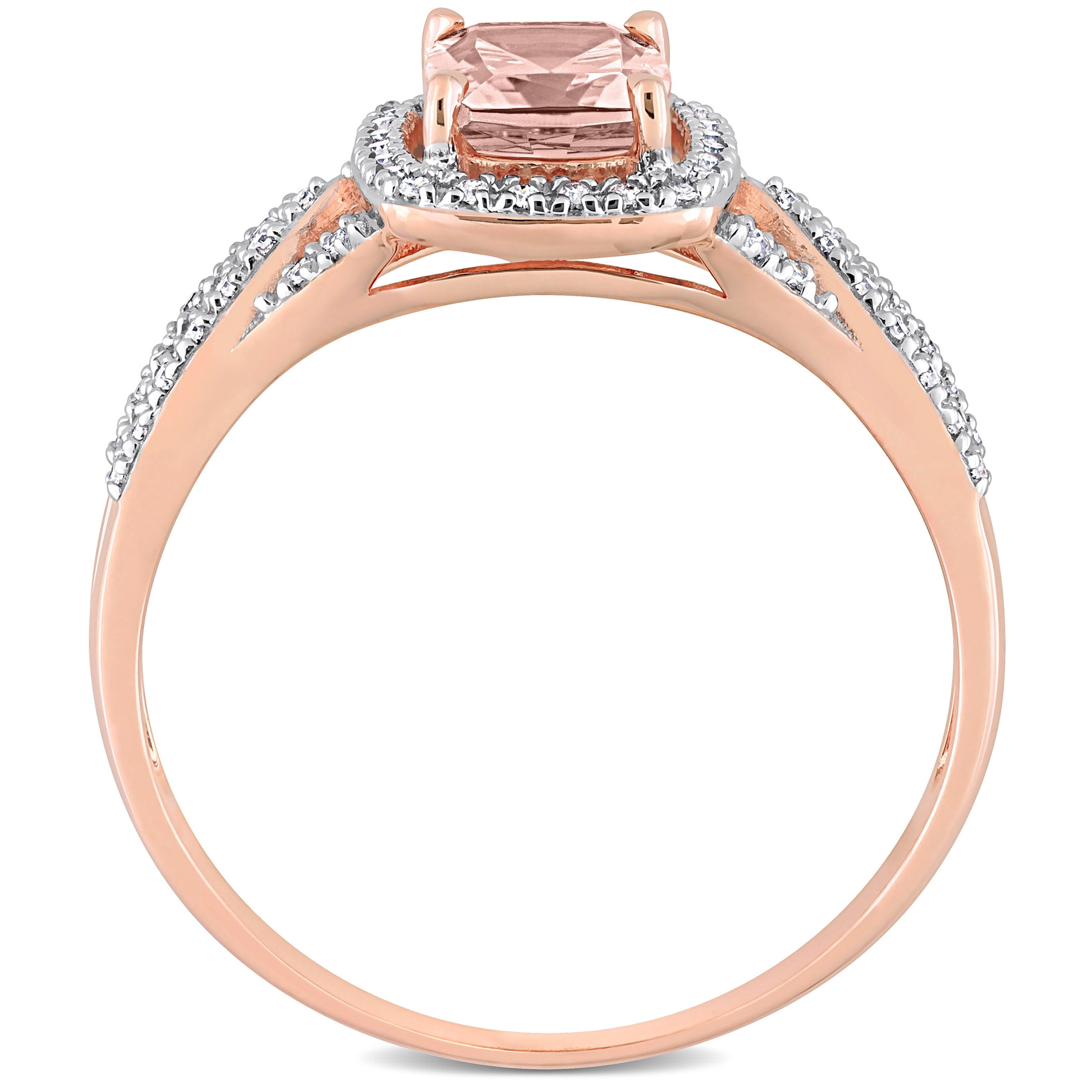 Everly Women's Morganite 10K Rose Gold Engagement Ring