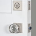 thumbnail image 3 of Viaggio Qadclc_Combo_238 Quadrato Solid Brass Single Cylinder Keyed Entry Door Knob Set, 3 of 7