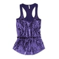 thumbnail image 2 of Aeropostale Womens Racerback Tank Top, Purple, Juniors, X-Large, 2 of 2