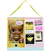 LOL Surprise Big Baby Queen Bee - 11 Inch Large Baby Doll with Colorful Surprises - Toy Doll and Doll Accessories - Collectible Girls Gifts and Toys for Ages 4-14 Years