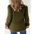 thumbnail image 3 of Chandail en Molleton Duveteux d'Hiver pour Femmes, Chandail Simple, Hauts, Blouse, 3 of 3