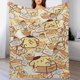 thumbnail image 4 of Manta Pompompurin Throws de varios tamaños, manta de tela de superficie vertical súper suave, acogedora y cálida, adecuada para cama, sofá, campamento, viajes, todas las estaciones, liviana y, 4 of 8