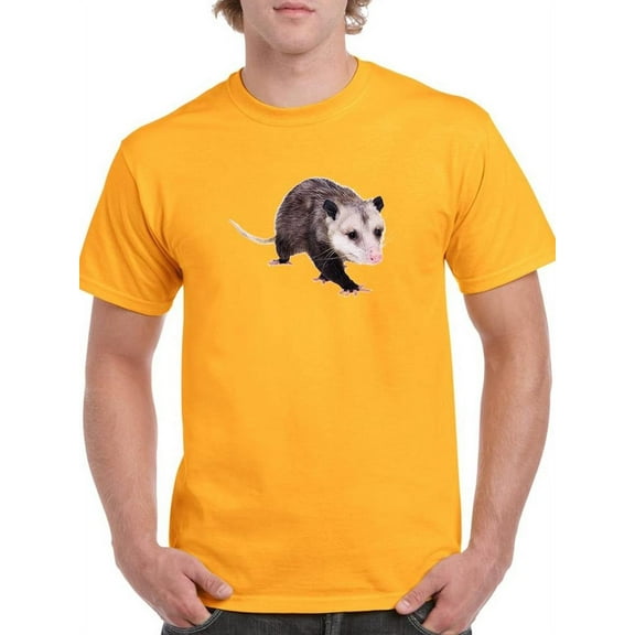 Walking Opossum T-Shirt Men -Image by Shutterstock, Male Medium